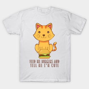 Burger Cat T-Shirt